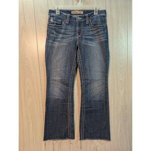 Big Star Jeans Womens 28 Blue Bootcut Flare Maddie Mid Rise Medium Wash CUT